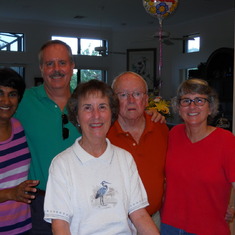 Selene, Rick, Mom, Dad & Tammy