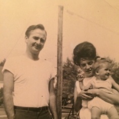 Harry, Marlene, and daughter Pamela