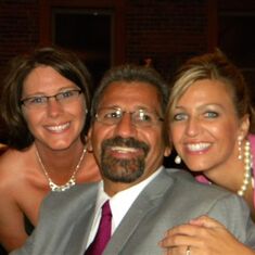 Deidra, Richie & Jess at Jennifer's wedding 9/18/09