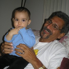 Tio Dickie with his great niece, Angelina!