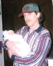 This is Richard holding his first grandson Braydon on the day he was born, February 18, 1999.