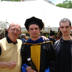 2008 John's Doctorate graduation at Vanderbilt University, USA