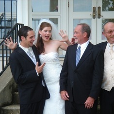 2010 John's wedding ceremony to Emily Ray