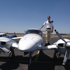 Dan - formation de pilote de ligne, Phoenix, Arizona (Mai 2014)