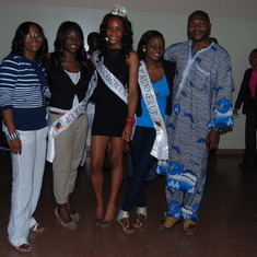 Miss Cameroon 2010 On duty in Cameroon