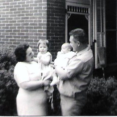 Richard and Barbara with both daughters Karen and Heidi.