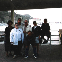 Richard, Barbara and Heidi visit Adrian, Lourdes, Adam and Jazmine on Catalina Island CA.