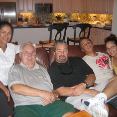 Thanksgiving 2011 with Adrian, Lourdes, Adam and Jazmine.