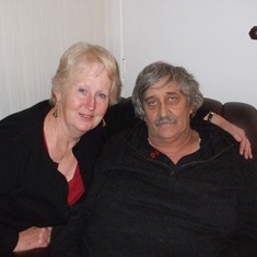 Richard & his sister Carolyn March 2012.