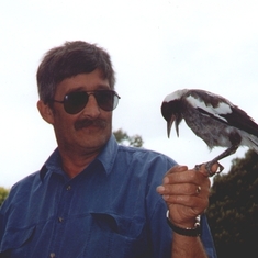 Richard with Magpie