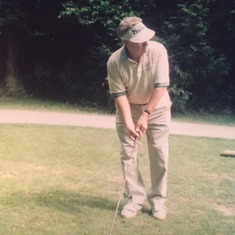 Dad tried to golf when his health allowed. He battled horrible arthritis for the last 40 years of his life and it made it very hard, but his love for the game never faded.