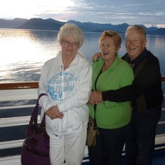 Alaska cruise with Jim and June