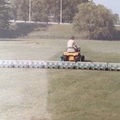 One of the ball pickers.  Hundreds of kids got their first job driving one of these.