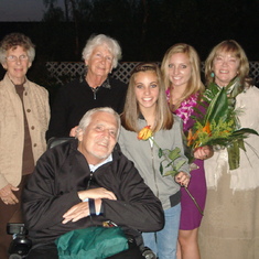 Grandma Grace, Aunt Dorothy, Papa, Haley, Nana and me at my high school graduation. May 2009