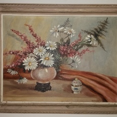 One of his paintings