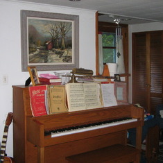 His piano
