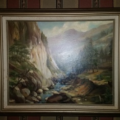 One of his paintings