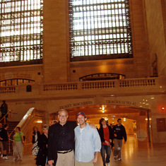 Rick and Dad at Grand Central Station