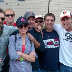 Sox Game 2013 with Hopkins Crew