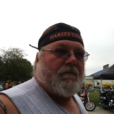 He was a badass and loved his Harley!
