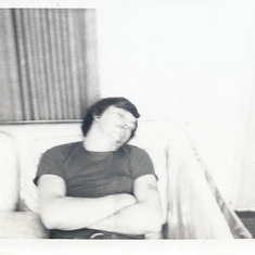 Dad loved to take naps.