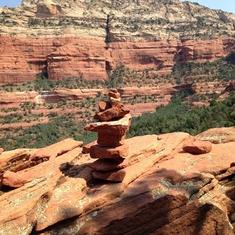 Cairn left in Arizona for you.