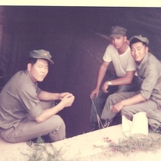 Korea July 1976 / Meeting with ROK (Republic of Korea Marines)