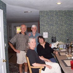 The consummate host! Rick, Glen, Arlene, Nancy - 2004