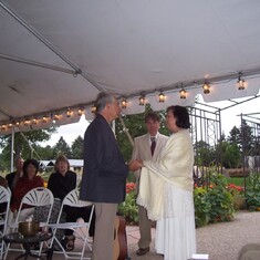 Rick, Jannelle: Denver wedding vows.