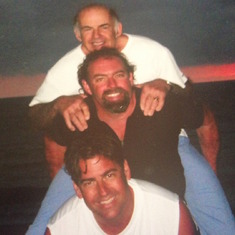 Dad, Brian & Deko, PV Sunset