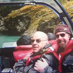 Dad & Brian, Boat