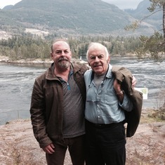 Dad & Brian at River
