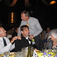 Rick, Derek, Kathy at Cal Hall of Fame Induction, 2008