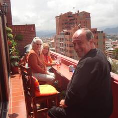 Rik, Elaine & Debby in Cuenca Ecuador