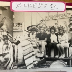 Mikey's sixteen birthday.  We went to Tijuana, Mitch (my brothers friend), Mike, My mom and me. 