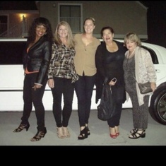 A girls night out with a limo