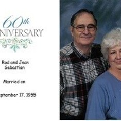 Jean and Rod were married for over 63 years