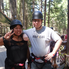 July 2013 - Family reunion in Oregon, zip lining