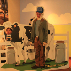 July 2013 - Family reunion in Oregon, Tillamook Cheese Factory