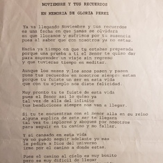 Poema que mi Papa nos escribio en memoria de mi Abuelito Jose y mi Mama.
