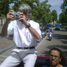 Bob and Adelaide in Amsterdam 2010-07-07