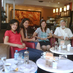 Bob and Ege University Students at Izmir, Turkey 2011-07-08