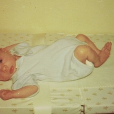 Michael...a new baby in 1971.
