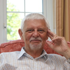 Dad in 2012 at Fairfield House