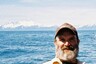 Halibut fishing in Alaska on 7-22-2006; travel and fishing were his great loves.
