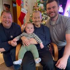 4 generations of the Howsers Men