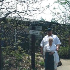 Mom and Rob at the Zoo