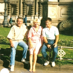 Mom Dad and Eric in France