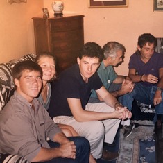 Heureux moments à Paris (septembre 1988) avec les cousins de Corse