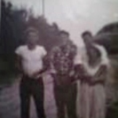 My Dad Robert ,and Grandfather Robert G. and Dad's brother Joseph Robert Hogate taken Sept 1960